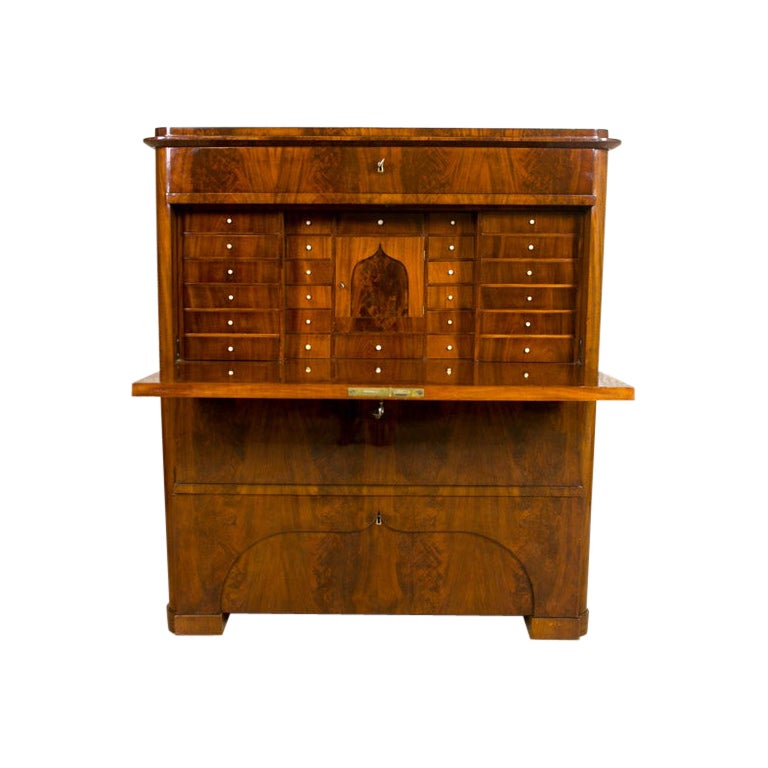Biedermeier Secretaire From the 2nd Half of the 19th Century