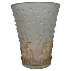 A R.Lalique Art Déco Ajaccio Glass Vase