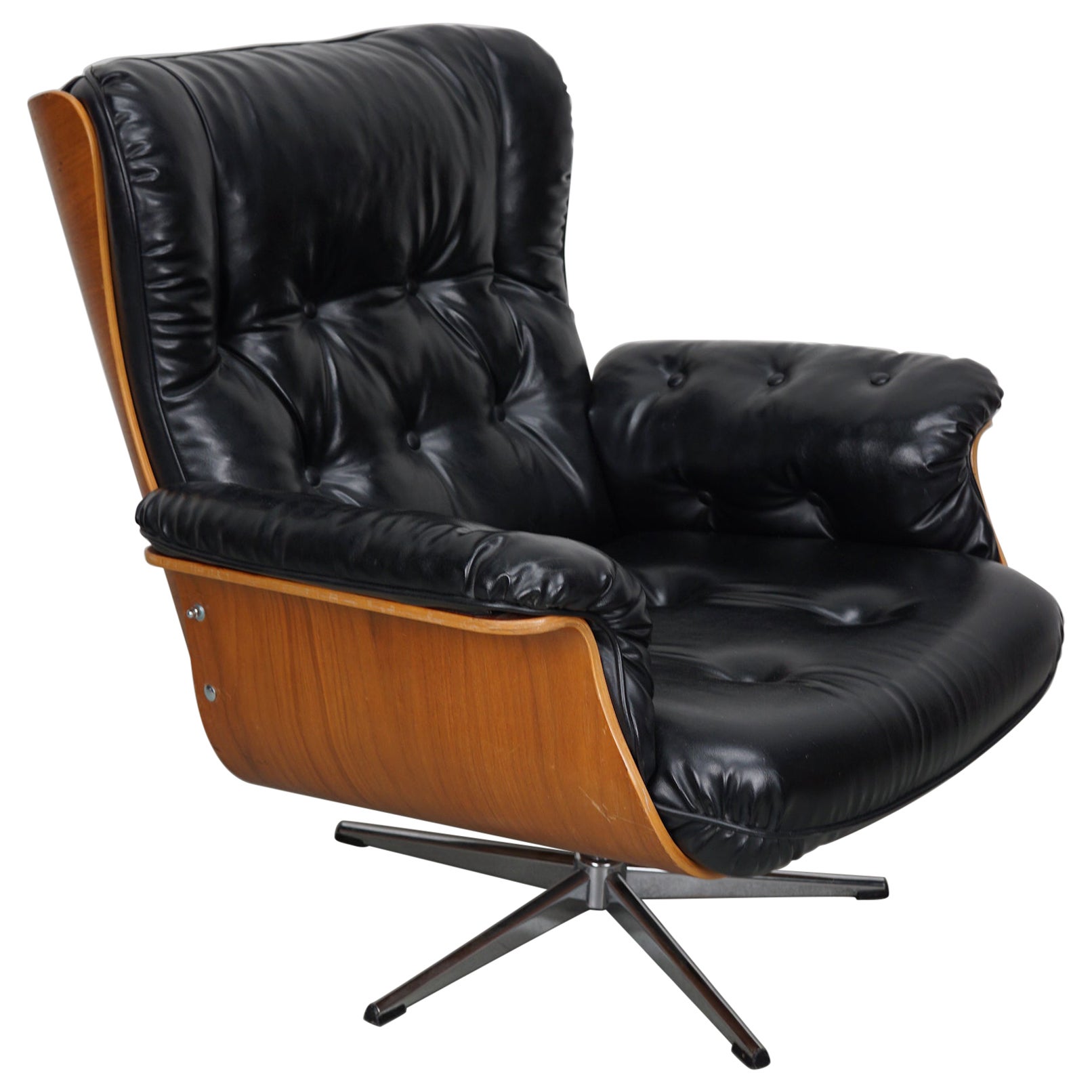 Vintage Armchair / Lounge Chair by Martin Stoll for Giroflex, Germany 1960s