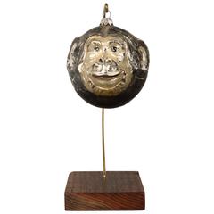 Antique Mercury Monkey Christmas Ornament