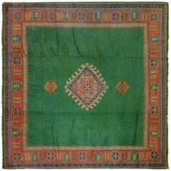 Green Antique Oushak Rug Green Antique Oushak Rug