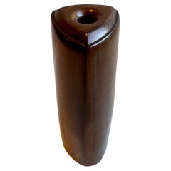 Vintage Walnut Hand Crafted Kaleidoscope by Carol and Tom Paretti, 1989