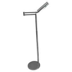 Mid Century Chrome Swing Arm Adjustable Floor Lamp