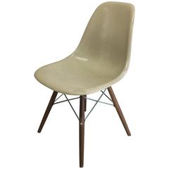 4 Herman Miller Eames Greige DSW Dining Chair