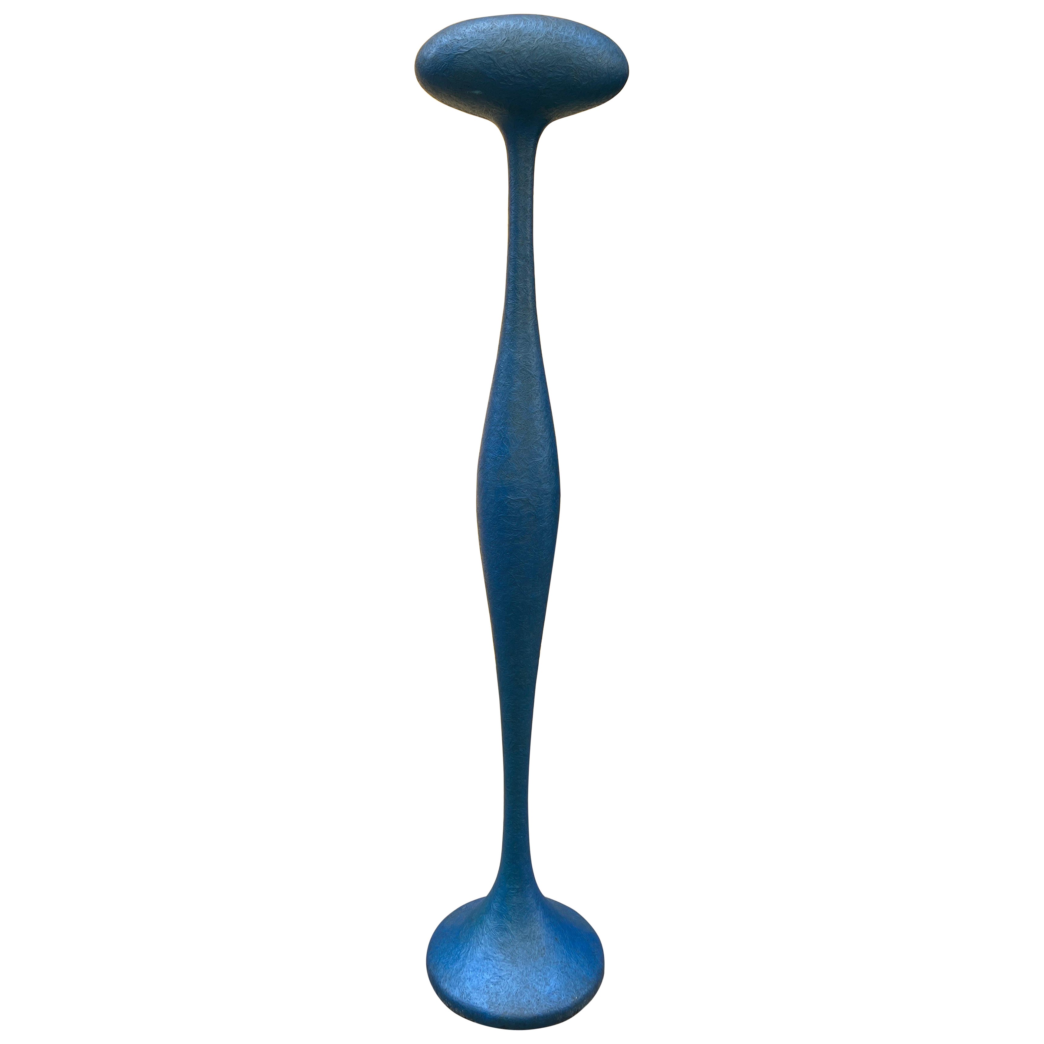 Lampada da terra italiana E.T.E. Blue Soft Curved di Guglielmo Berchicci anni 2000 in vendita