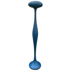 E.T.A. Blue Soft Curved Italian Floor Lamp by Guglielmo Berchicci 2000s