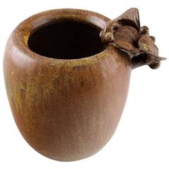 Arne Bang, Pottery Vase, Stamped AB