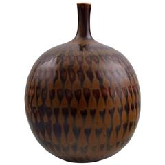 Stig Lindberg, Gustavsberg Studio Hand, Ceramic Miniature Vase