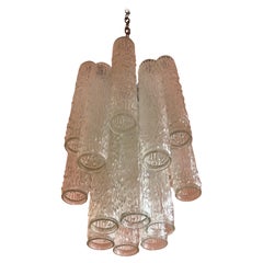 Troncchi Chandelier Designed by Toni Zuccheri for Venini 1960 Italy