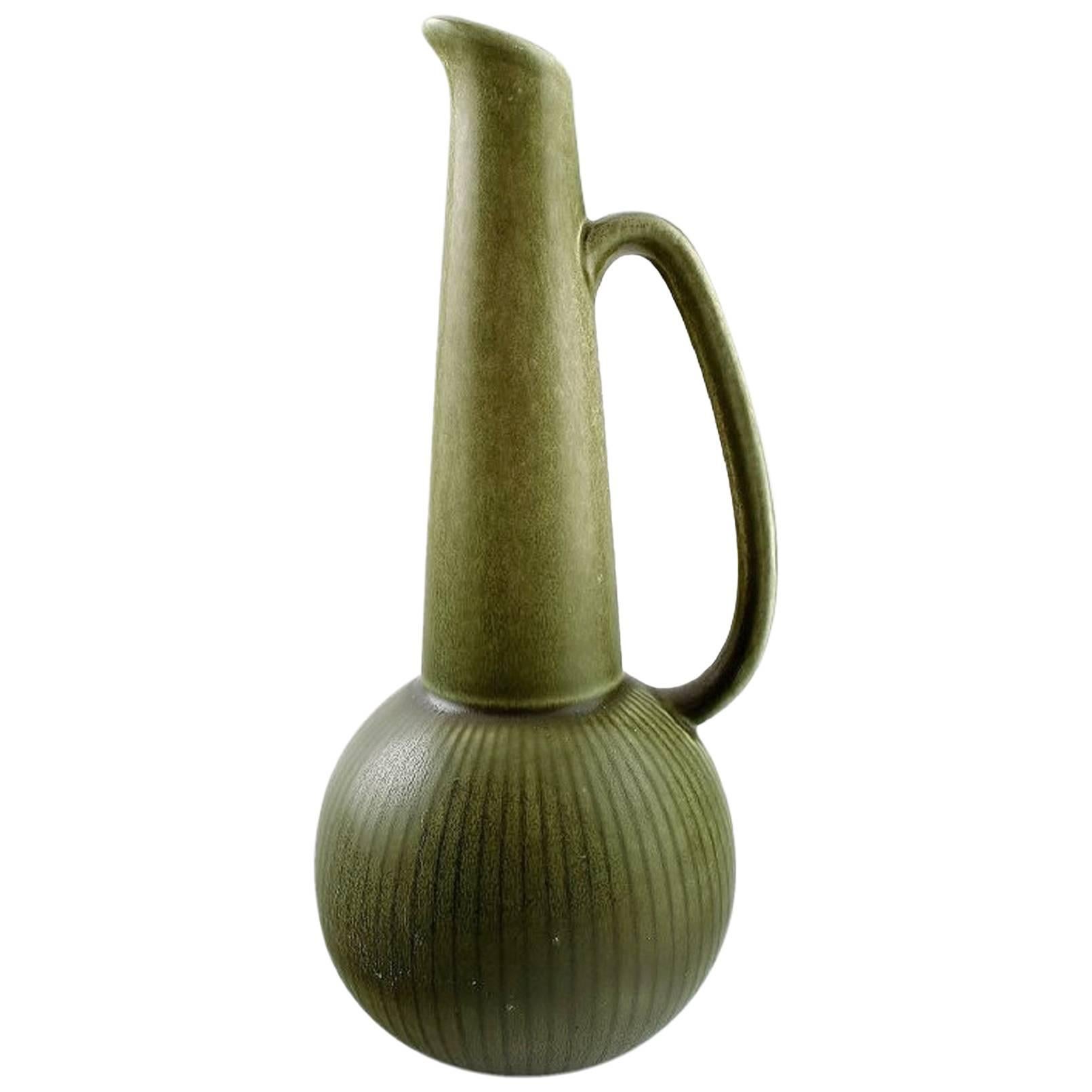 Large Rörstrand "Ritzi" Ceramic Vase / Pitcher, Sweden, 1960s