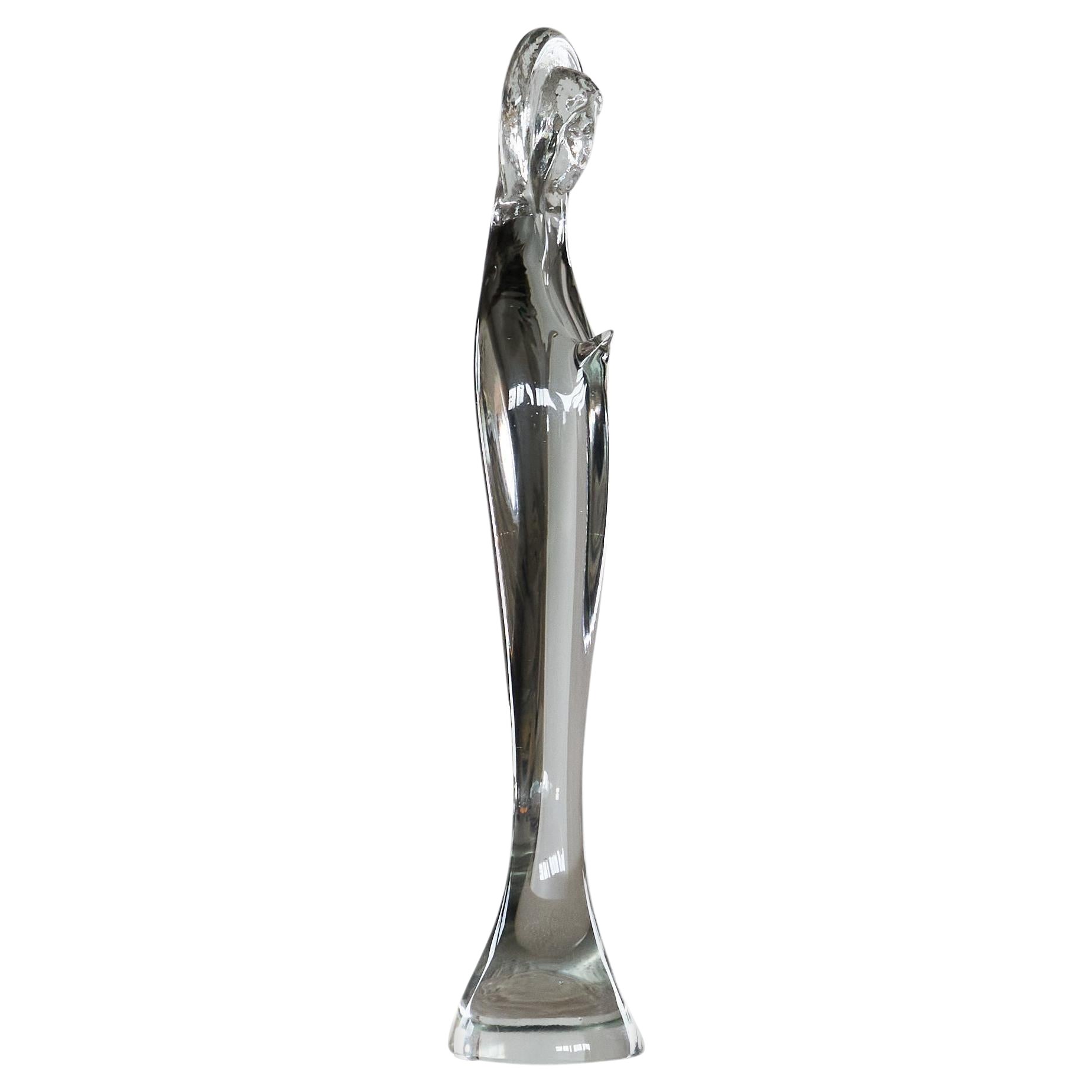 Modernist Madonna in Art Glass 1960s