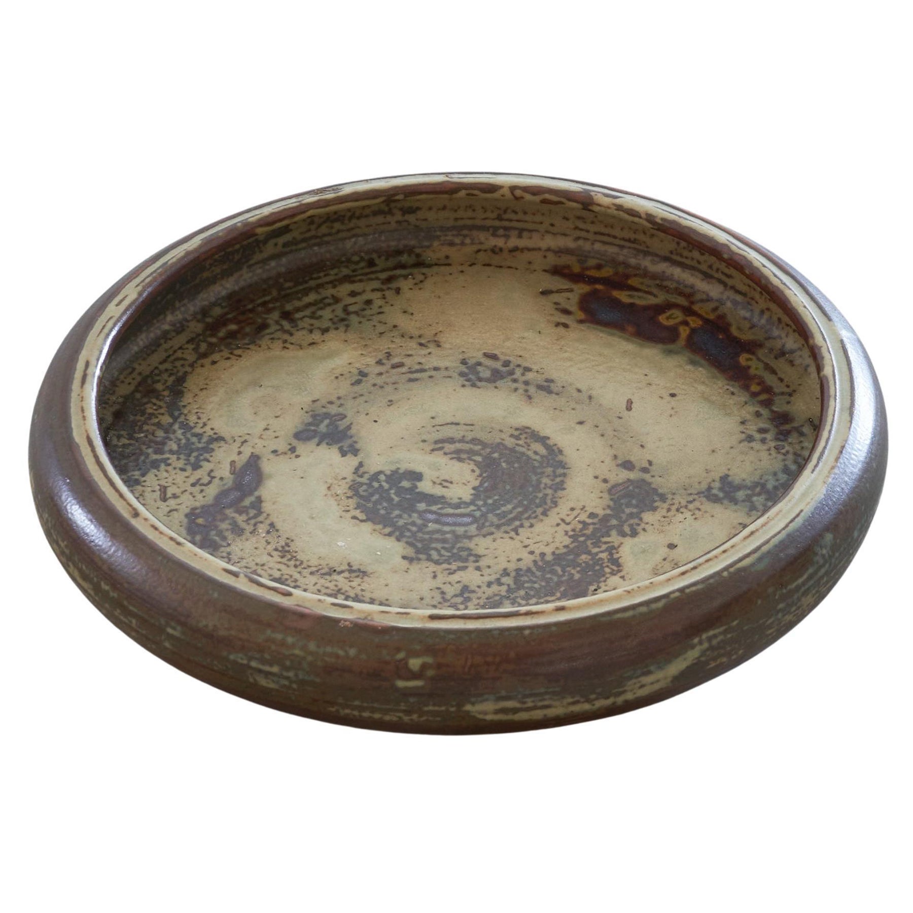 Carl Hallier Danish Mid Century Studio Pottery Bowl Royal Copenhagen 1950s