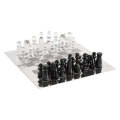 Gino Cenedese Ultra Rare Murano Glass Chess Set 1960s