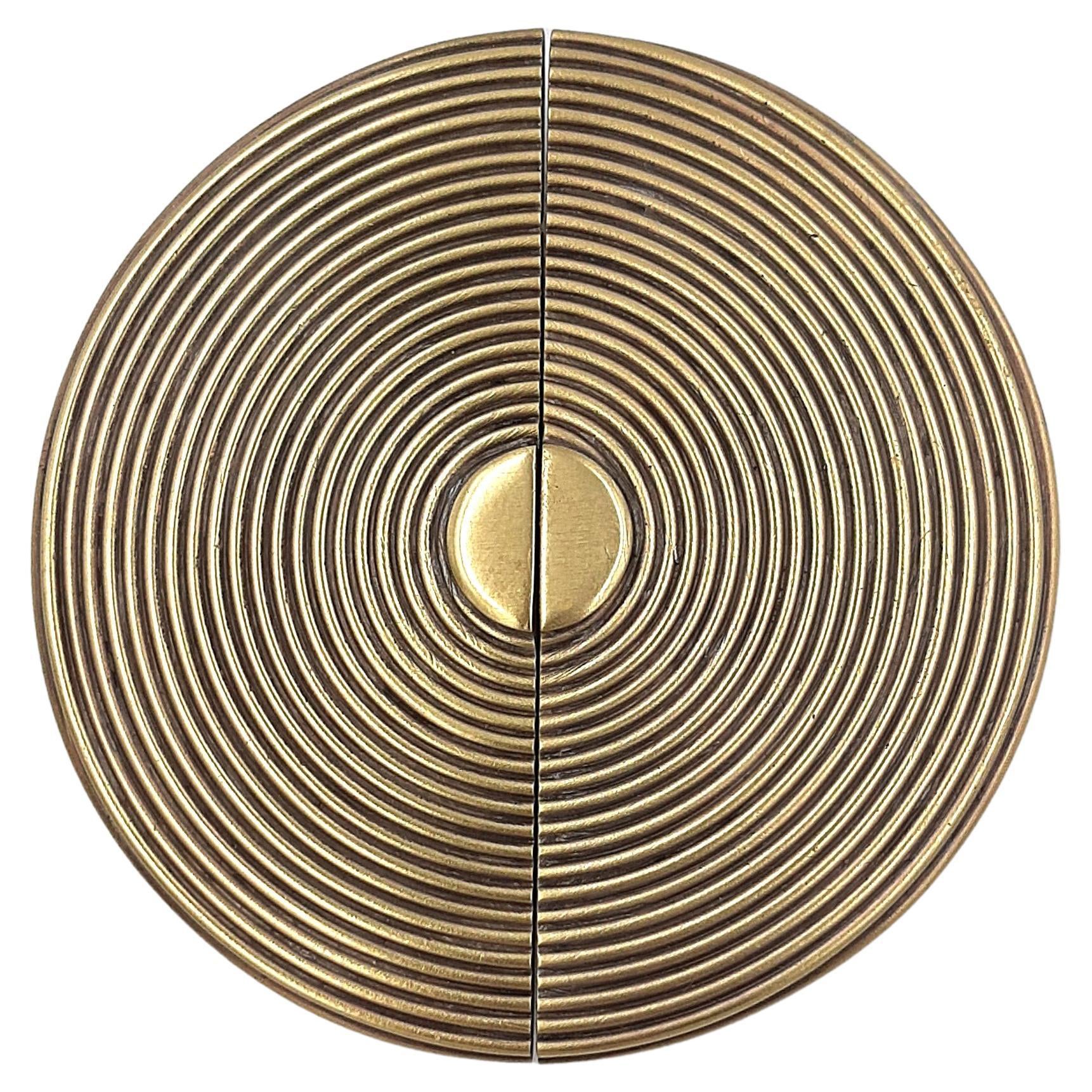 Large brass wire door pull ø 30 cm: Oriental Touch collection