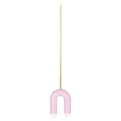 Ceramic pendant lamp TRN A1 PINK by Pani Jurek