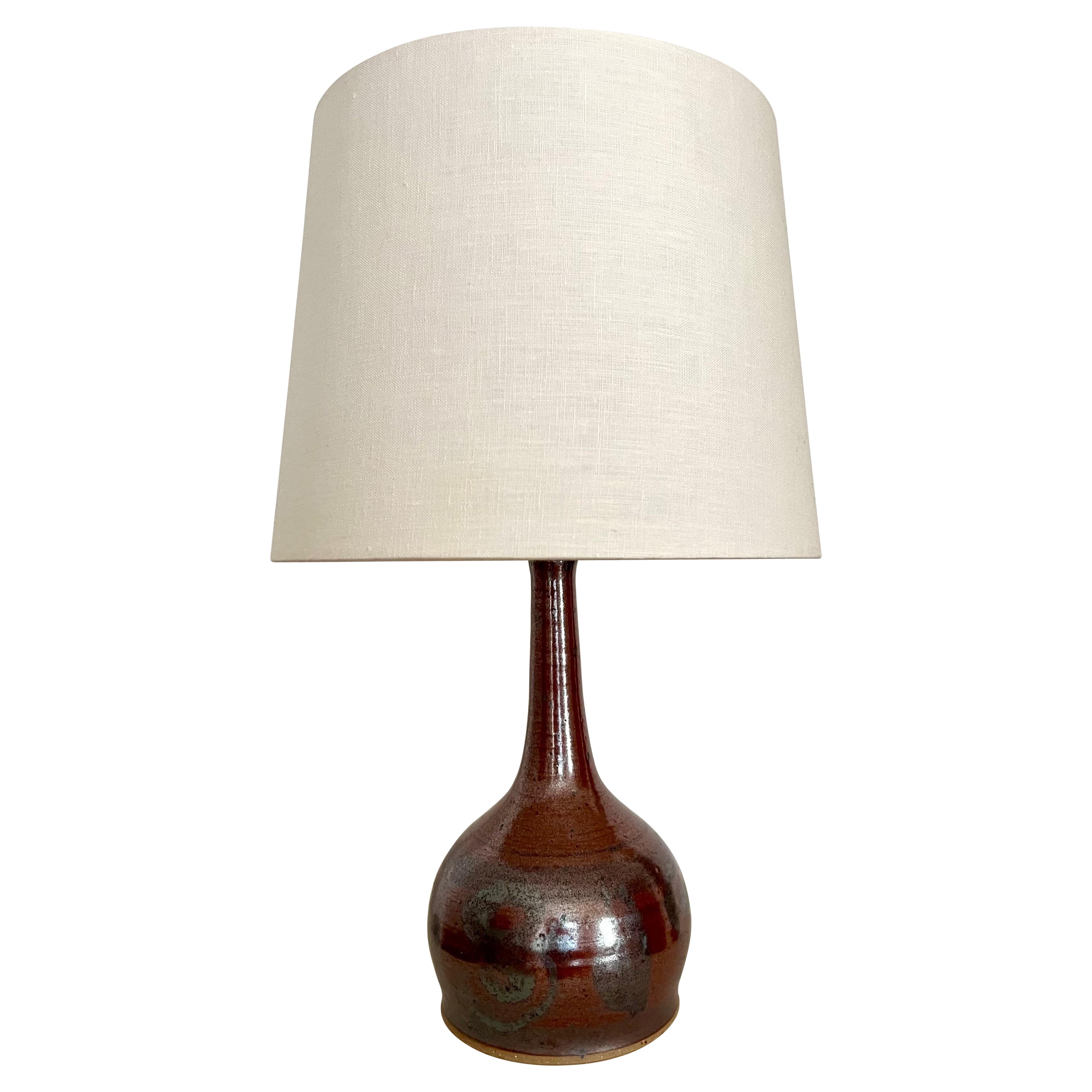 Lampada da tavolo in ceramica The Modern Scandinavian di Helle Allpass, Danimarca, anni '70