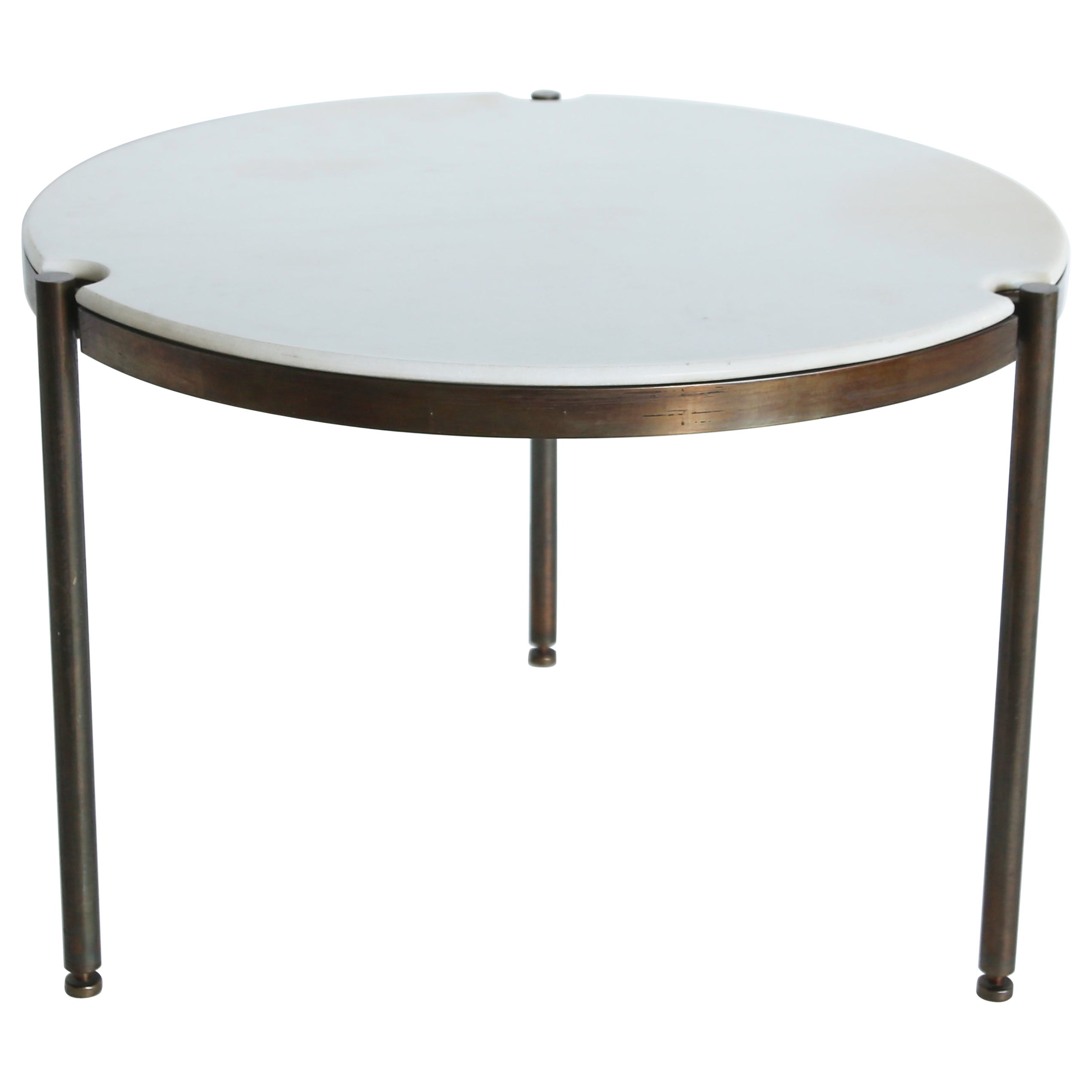 Rare Osvaldo Borsani Marble and Brass Side / Coffee Table , Italy, 1950s