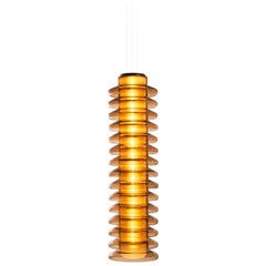 Contemporary Pendant Lamp 'Pace 28-15', Umber by AND