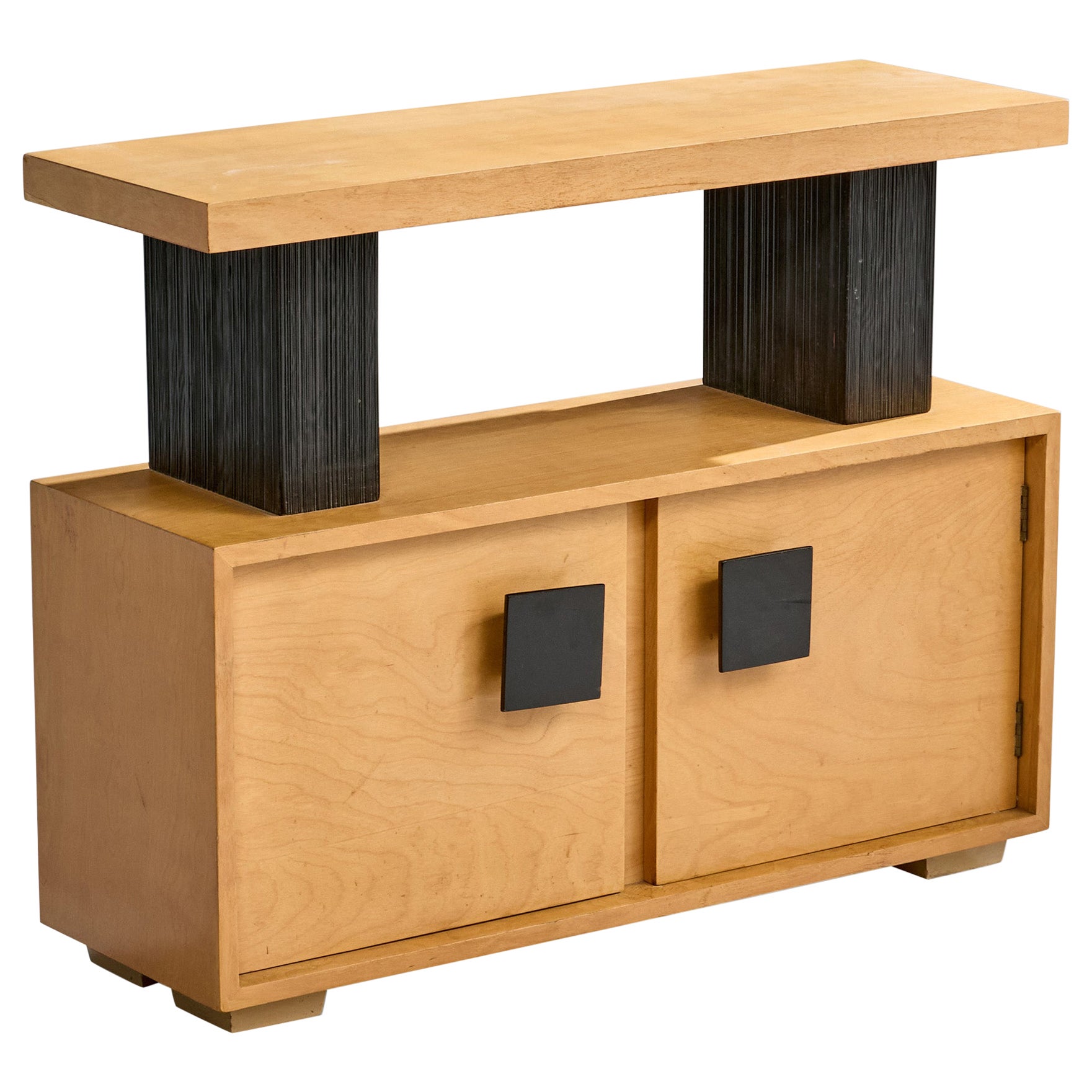 Konsolentisch von Paul Frankl, Holz, USA, 1950er Jahre