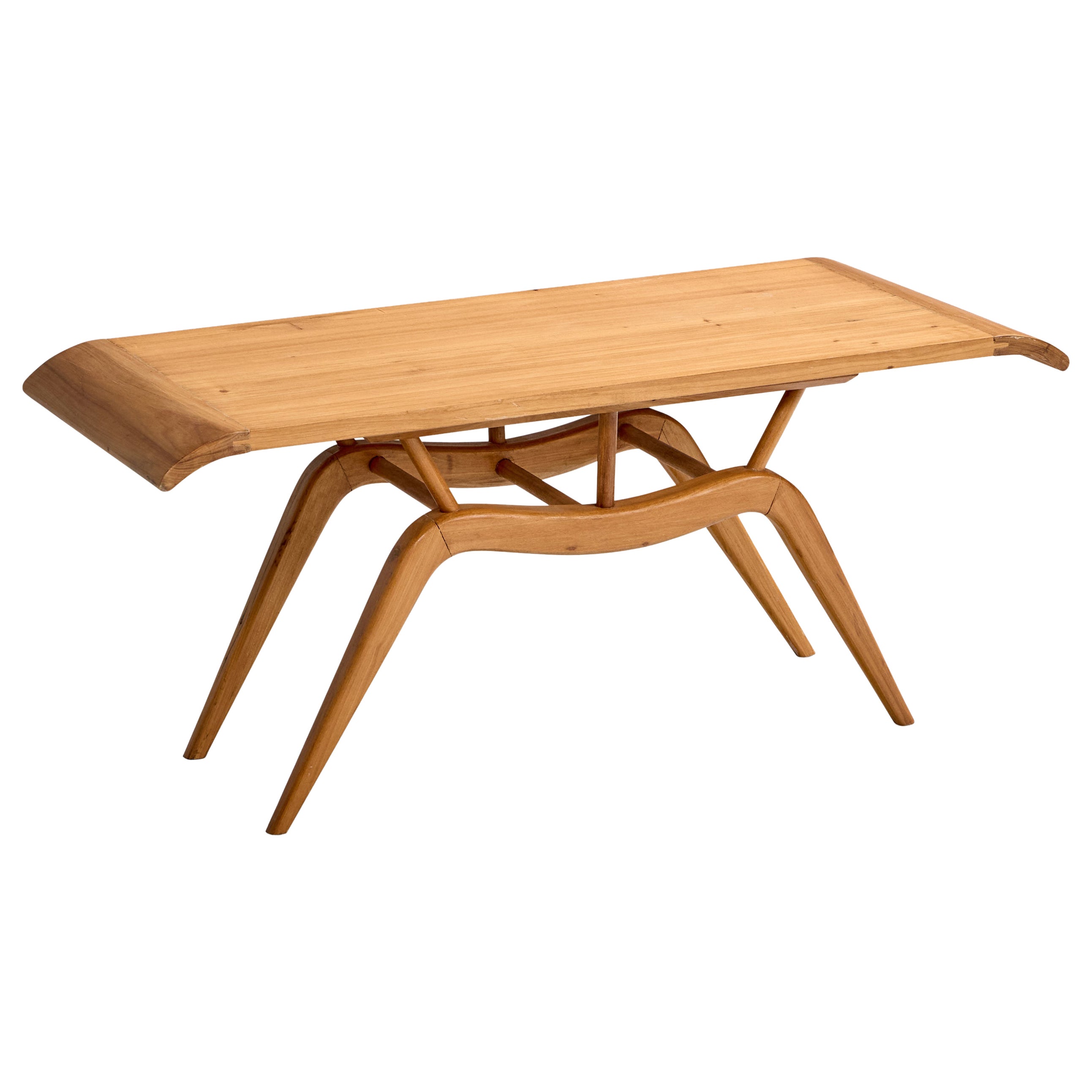 Brasilianischer Designer, Couchtisch, Holz, Brasilien, 1950er Jahre