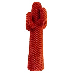 Perchero Gufram Cactus Rosso, escultura de Drocco/Mello, Edición Limitada 360/500