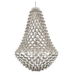 Crown Large Silver Pendant Lamp by JSPR