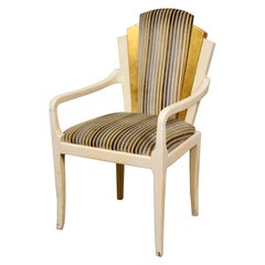 Silla lacada vintage "Eva" de Vladimir Kagan