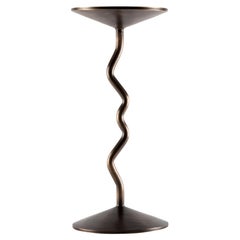 Balance - Handcrafted Burnished Bronze Stool, Barbell, Side Table