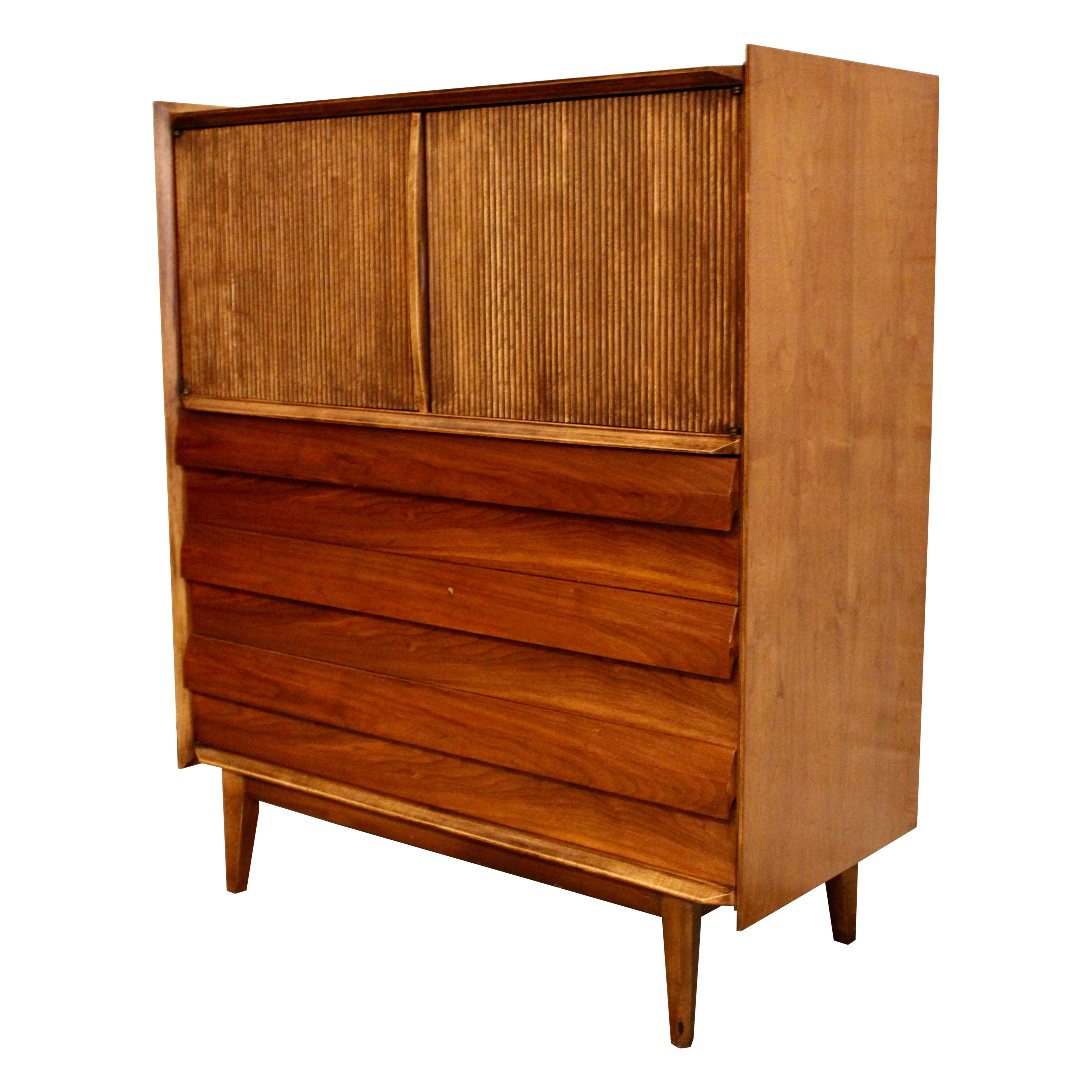 Mid-Century Lane "First Edition" Walnut Gentleman's Chest