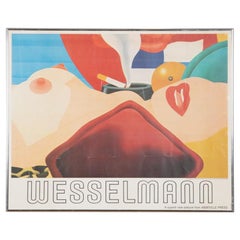 Vintage Framed Tom Wesselmann Poster
