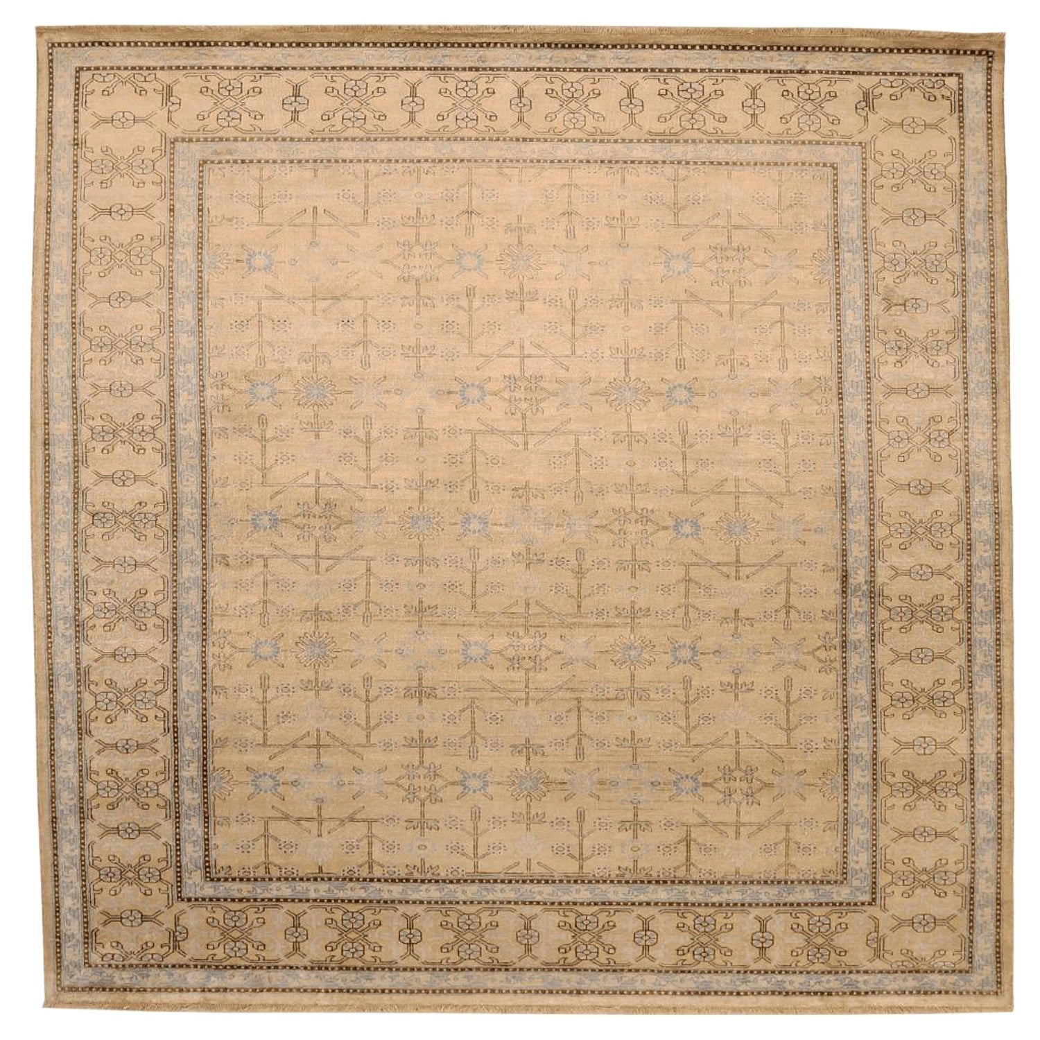 Tappeti India Modern - Design in lana e avorio - 94059