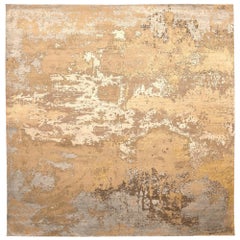 Indien Modern Area Rugs - Wolle Elfenbein Taupe Gelb Design - 94077