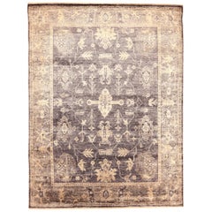 Tappeti India Oushak - Lana Marrone Avorio - 94156