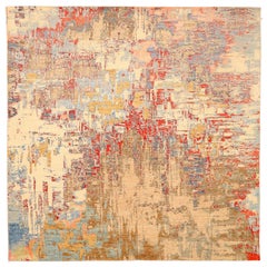 The Modernity Area Rugs - Cotton Blue Brown Ivory Red Yellow - 93855