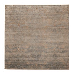 Indien Modern Area Rugs - Wolle Braun Elfenbein Design - 94124