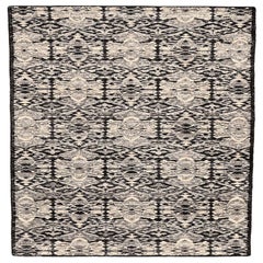 Tappeto Runner India Modern - Lana Marrone Avorio Design - 94208
