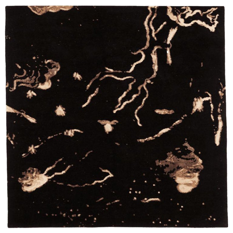 The Modernity Small Rug - Wool Brown Ivory Design - 94246