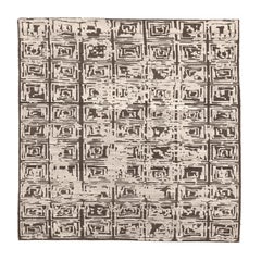 Tappeto India Modern Small - Lana Marrone Avorio Design - 94252