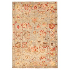 Afghanistan Abadeh Area Rugs - Wolle Hellblau Rot Gelb - 94598
