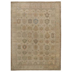 Tappeto Afghanistan Oushak Over Size - Disegno in lana e avorio - 95808