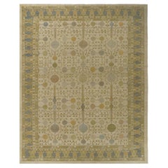 Tapis Afghanistan BAKHSHAIESH - Laine verte ivoire - 95536