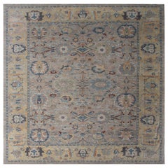 Afghanistan Sultanabad Over Size Rug - Wool Brown Design - 95679