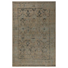 Afghanistan Tapis de sol Sultanabad - Laine Brown Gray Taupe - 95953