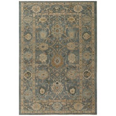 Tapis d'Afghanistan Sultanabad - Design gris en laine - 95955