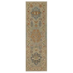 Tappeto Afghanistan Oushak Runner - Design Lana Avorio - 95983
