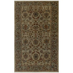 Tapis Sultanabad surdimensionné en laine ivoire - 96190