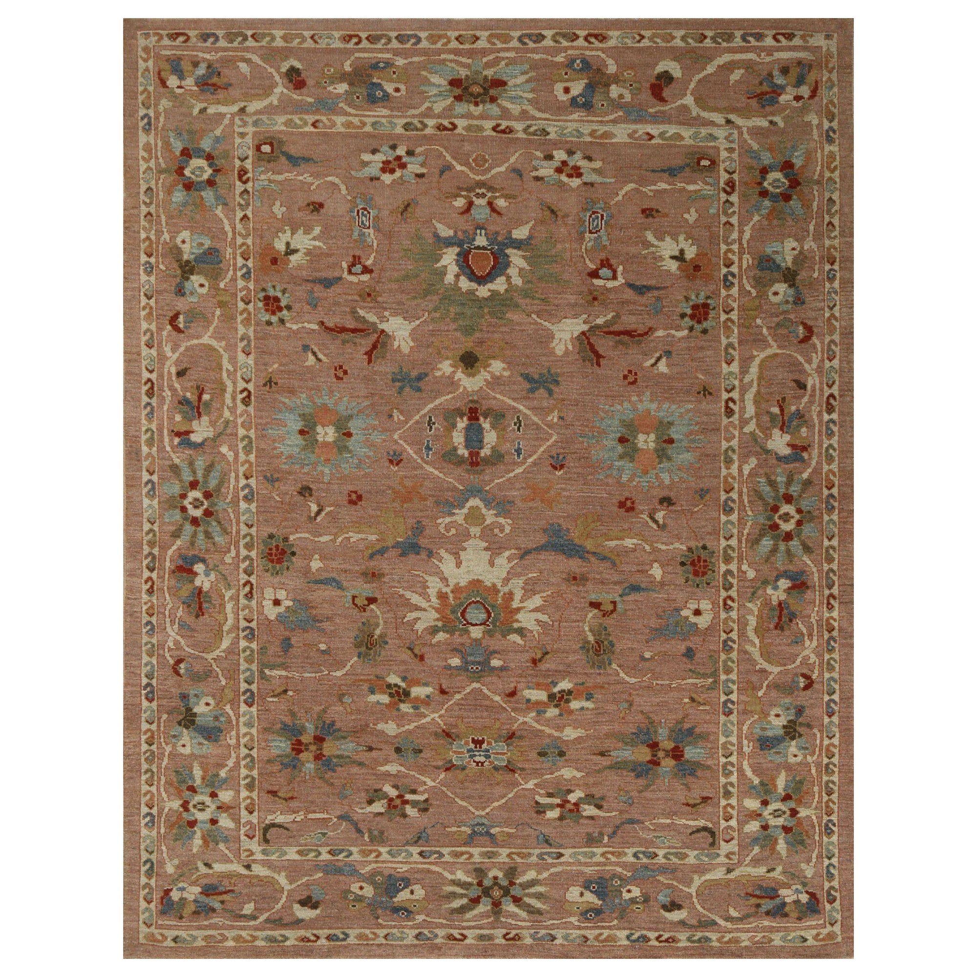 Afghanistan Sultanabad Teppiche - Wolle Rosa Terrakotta - 96128