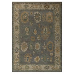 Tappeti Afghanistan Oushak - Design marrone grigio - 96148