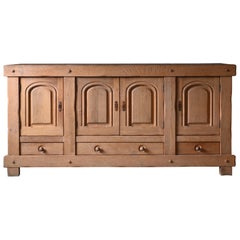 Substantial Dutch Oak Sideboard