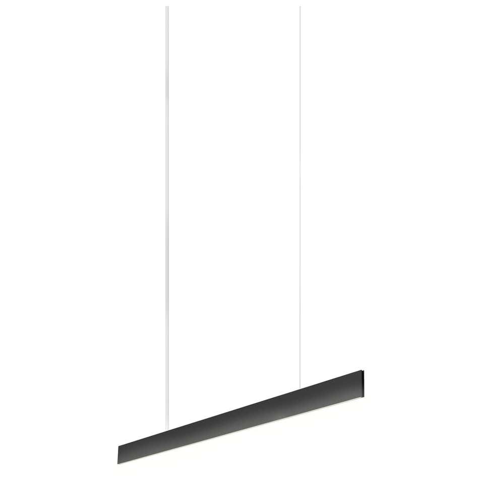Formation Linear Pendant LED Aluminum Marble Fixture, Matte Black For ...
